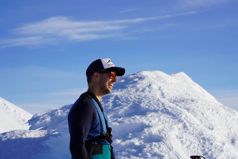 Hot spring ski tour